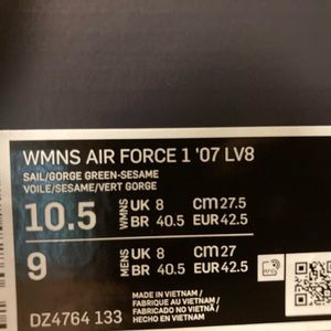 Air Force 1 Low-top “Gorge Green”